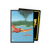 Dragon Shield Sleeves: Magic: The Gathering TCG: Retro Series Brushed Art [Birds of Paradise] - 100 Standard Size Sleeves Card Game Dragon Shield