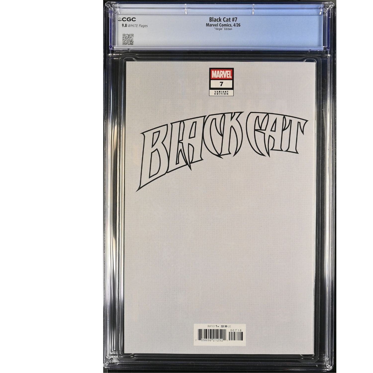 Black Cat: #7 [Adam Hughes CGC 9.8 Virgin - 1:50] 2025 Comics Marvel Comics