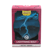 Dragon Shield Sleeves: Magic: The Gathering TCG: Retro Series Brushed Art [Lightning Bolt] - 100 Standard Size Sleeves Card Game Dragon Shield