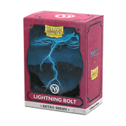 Dragon Shield Sleeves: Magic: The Gathering TCG: Retro Series Brushed Art [Lightning Bolt] - 100 Standard Size Sleeves Card Game Dragon Shield