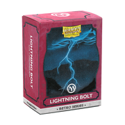 Dragon Shield Sleeves: Magic: The Gathering TCG: Retro Series Brushed Art [Lightning Bolt] - 100 Standard Size Sleeves Card Game Dragon Shield