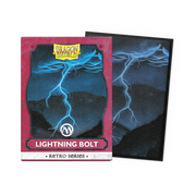 Dragon Shield Sleeves: Magic: The Gathering TCG: Retro Series Brushed Art [Lightning Bolt] - 100 Standard Size Sleeves Card Game Dragon Shield