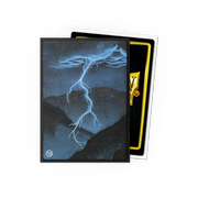 Dragon Shield Sleeves: Magic: The Gathering TCG: Retro Series Brushed Art [Lightning Bolt] - 100 Standard Size Sleeves Card Game Dragon Shield