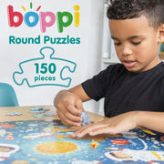 Boppi Round Jigsaw Puzzle - Seasons - 150 Piece Puzzle Board Game Boppi