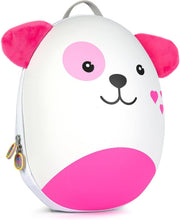 Boppi: Tiny Trekker Kids Backpack - Pink and White Dog Clothing and Apparel Boppi