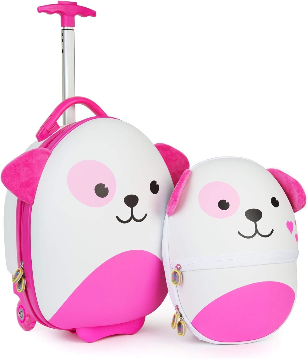Boppi: Tiny Trekker Kids Backpack - Pink and White Dog Clothing and Apparel Boppi