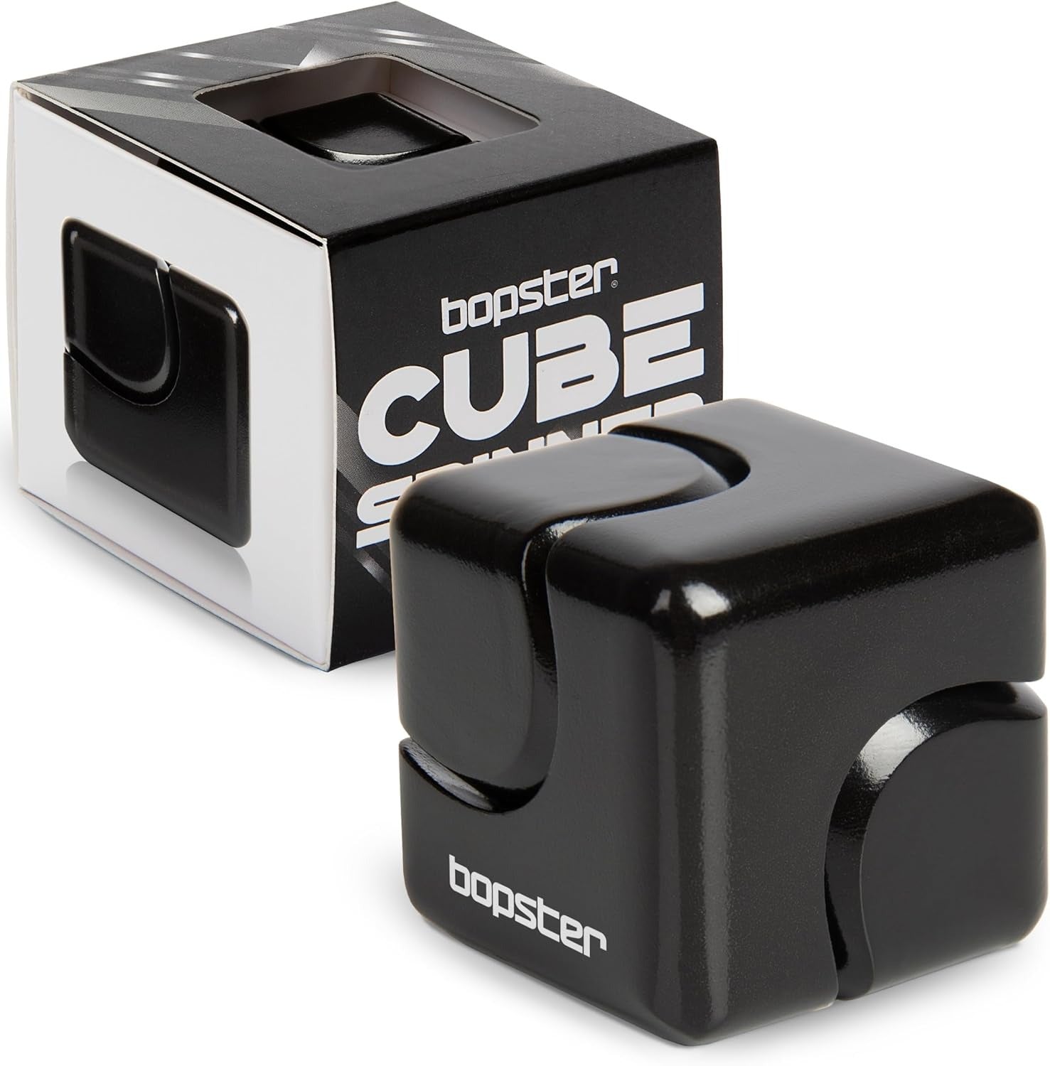 bopster Fidget Cube Spinner - Black Toys & Games Bopster