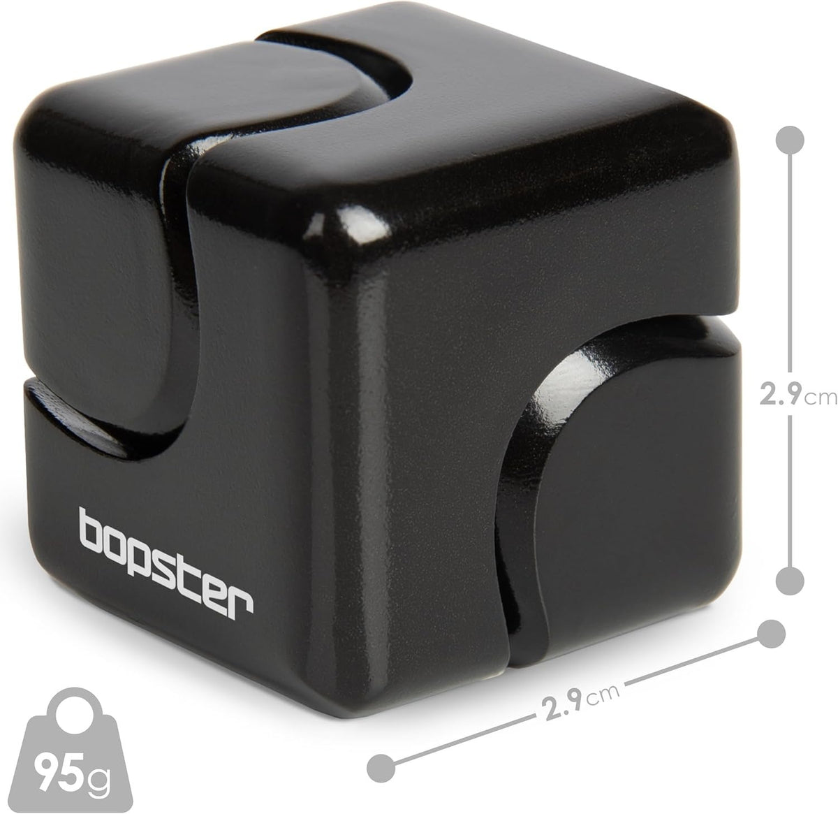 bopster Fidget Cube Spinner - Black Toys & Games Bopster