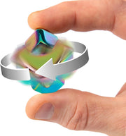 bopster Fidget Cube Spinner - Multicoloured Metallic Toys & Games Bopster