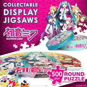 bopster: Hatsune Miku Round Jigsaw Puzzle - 500 Piece Puzzle Board Game Bopster