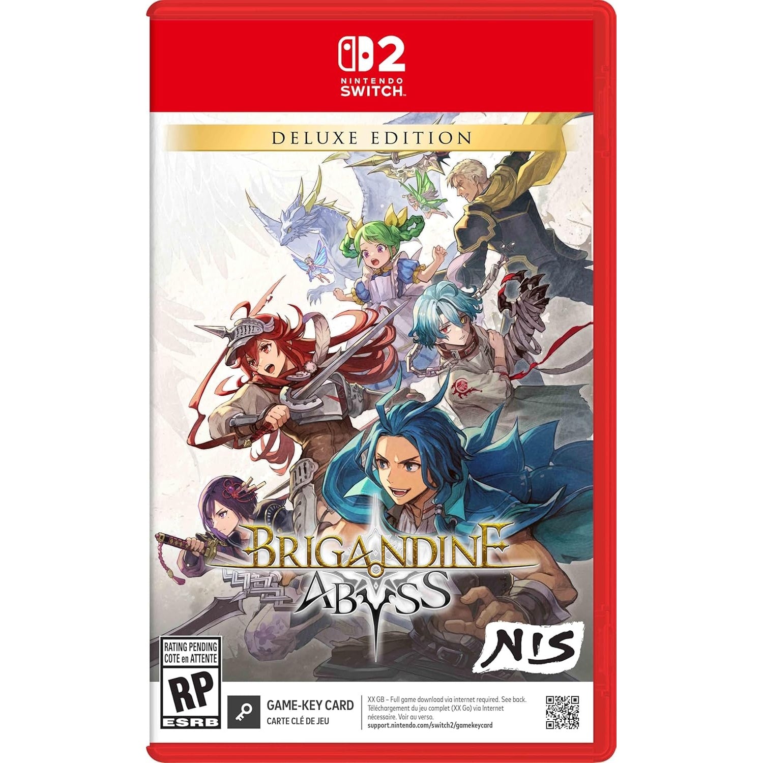 Brigandine Abyss - Deluxe Edition [Game-Key Card][Nintendo Switch 2] Nintendo Switch 2 Video Game NIS America