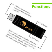 Brook Wingman Converter XB Support - Controller Adapter for PS3 / PS4 / PS5 / Xbox 360 / Xbox One / Xbox Series X/S / Switch Pro to Xbox [Cross-Platform Accessory] Cross-Platform Accessories Brook Gaming   