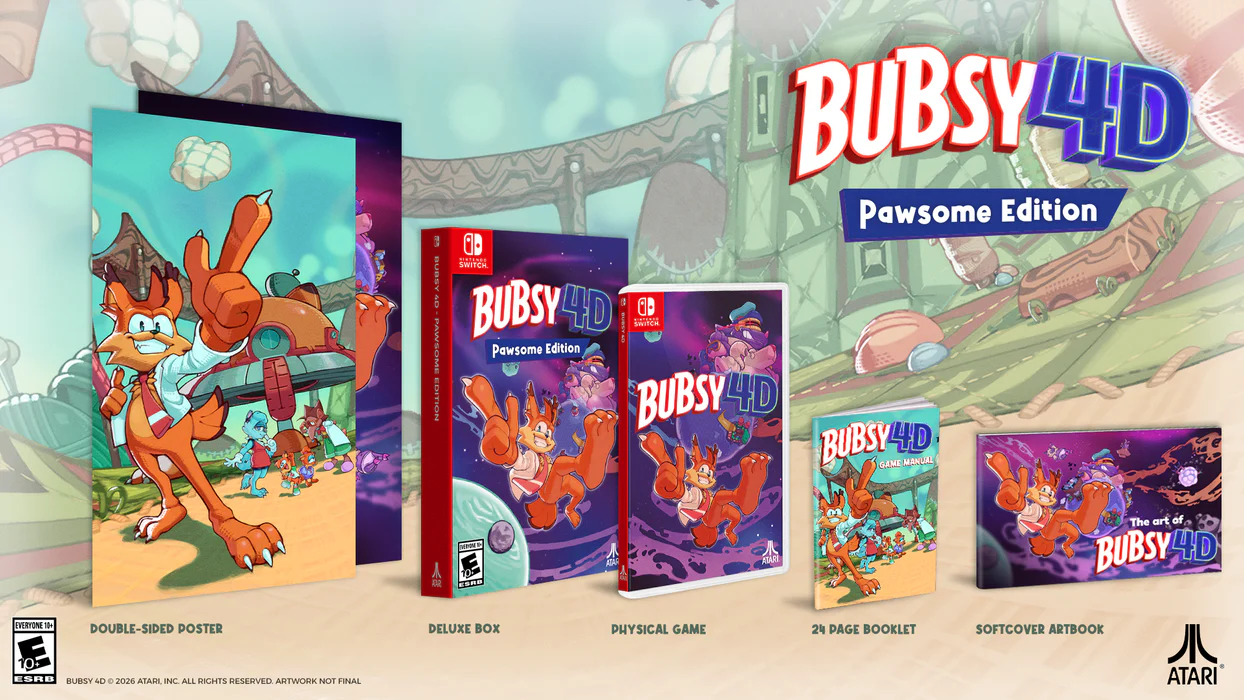 Bubsy 4D - Pawsome Edition [Nintendo Switch] Nintendo Switch Video Game Atari