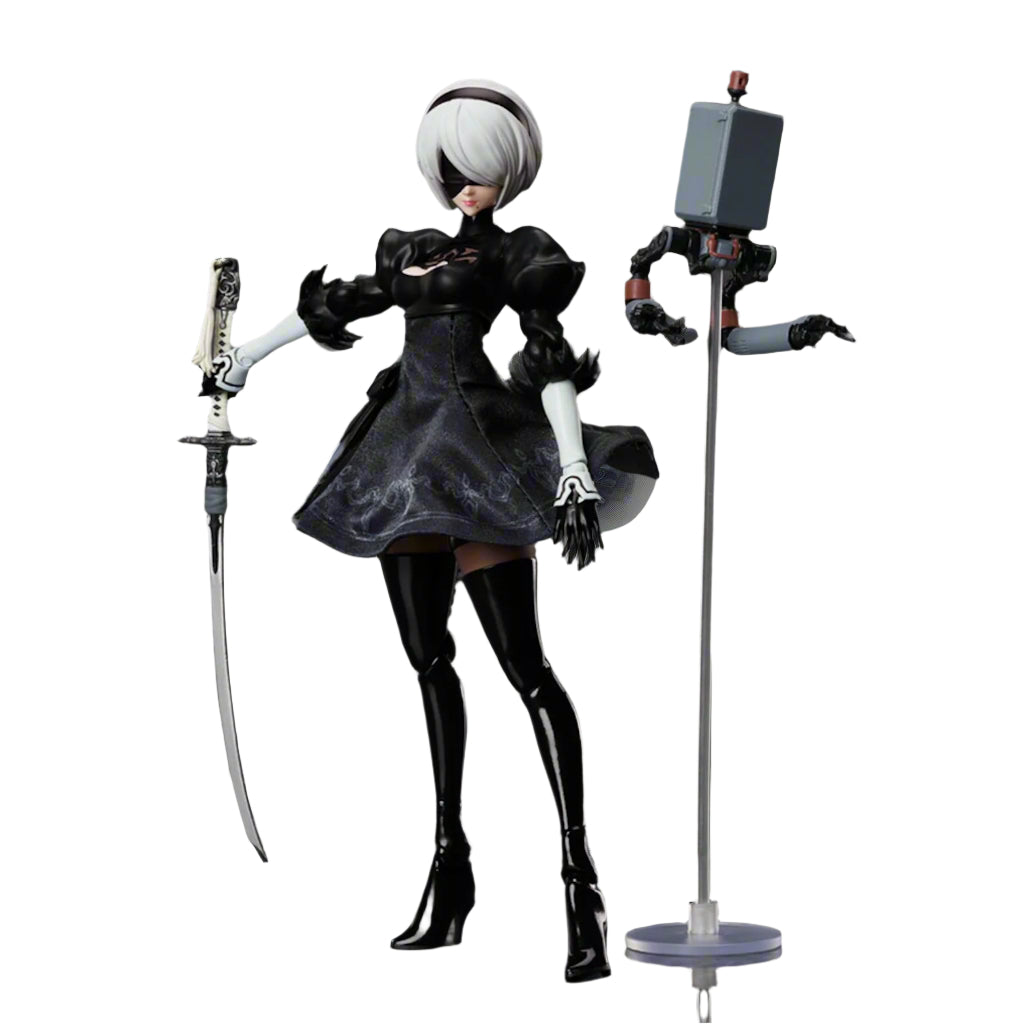 BUZZmod. NieR: Automata, Ver 1.1a 2B 1/12 Scale Action Figure Toys & Games Aniplex of America