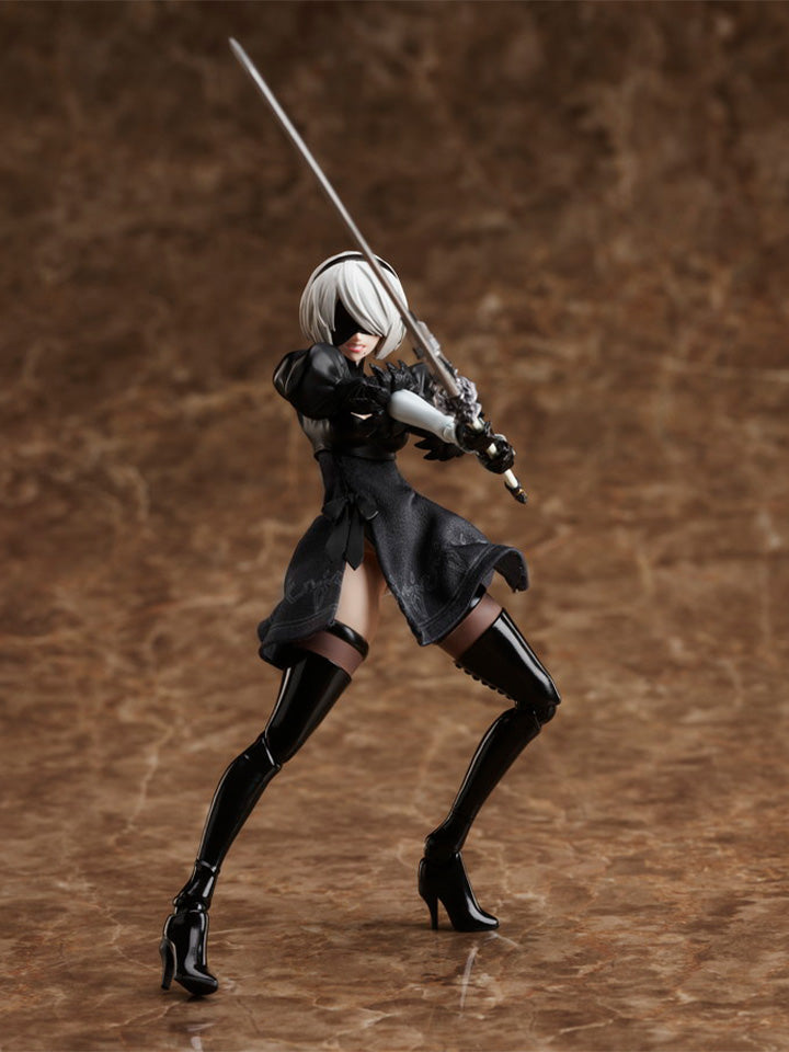 BUZZmod. NieR: Automata, Ver 1.1a 2B 1/12 Scale Action Figure Toys & Games Aniplex of America