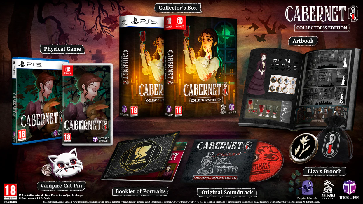 Cabernet - Collector's Edition [Nintendo Switch] Nintendo Switch Video Game Tesura Games