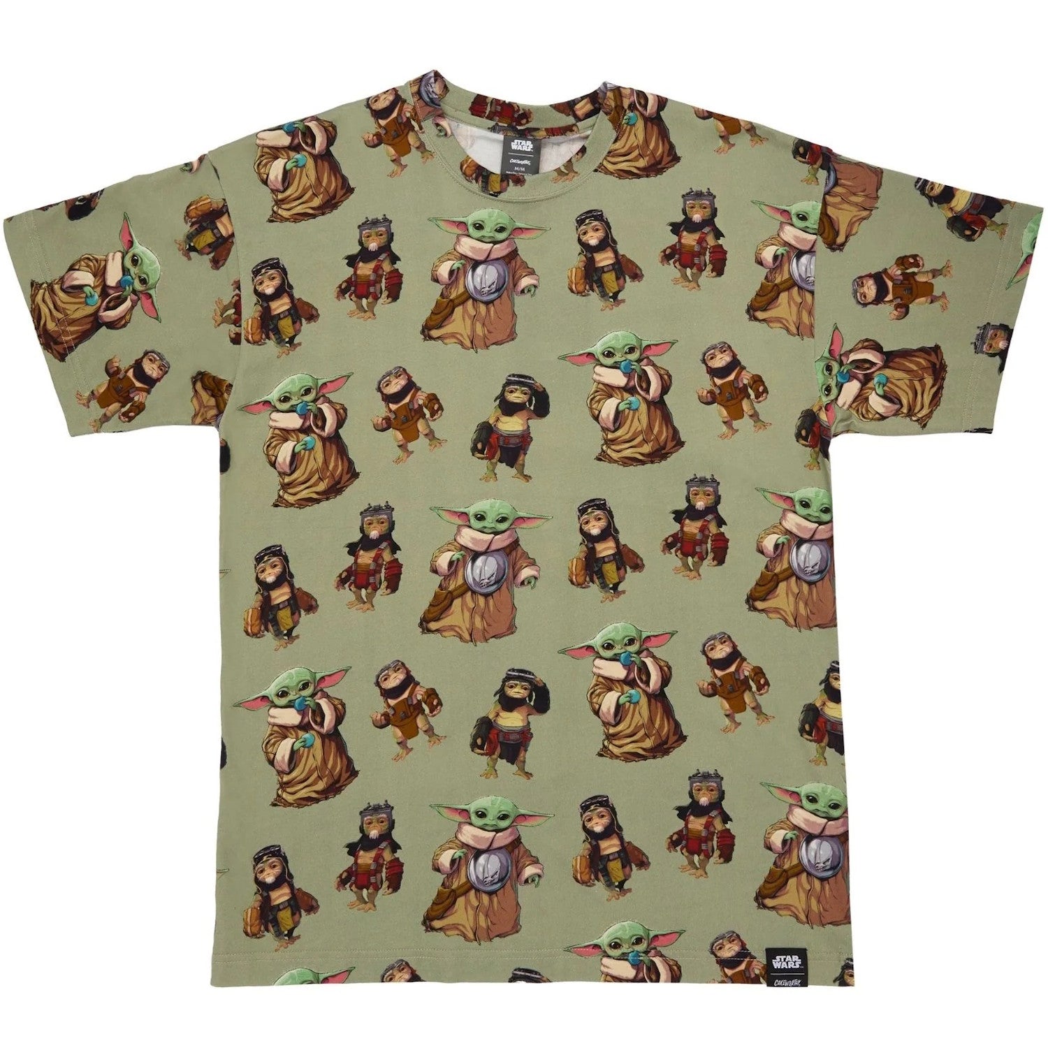 Cakeworthy: Star Wars - Grogu AOP T-Shirt 4XL Clothing and Apparel Cakeworthy