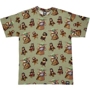 Cakeworthy: Star Wars - Grogu AOP T-Shirt L Clothing and Apparel Cakeworthy