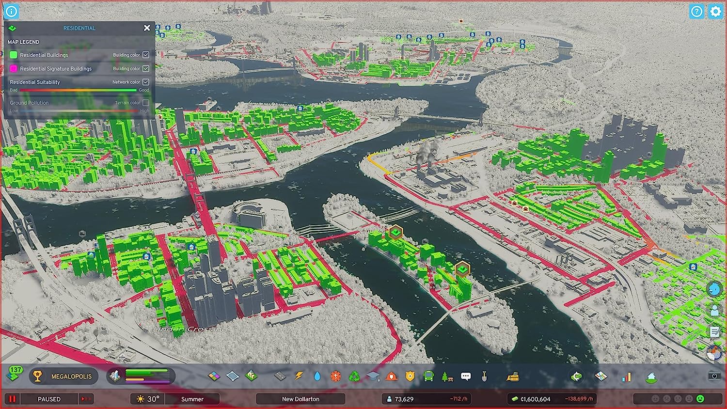 Cities: Skylines II [Xbox Series X] Xbox Series X Video Game Paradox Interactive   