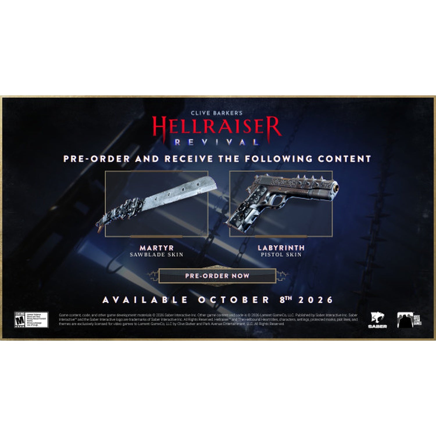 Clive Barker's: Hellraiser Revival [Xbox Series X] Xbox Series X Video Game Plaion
