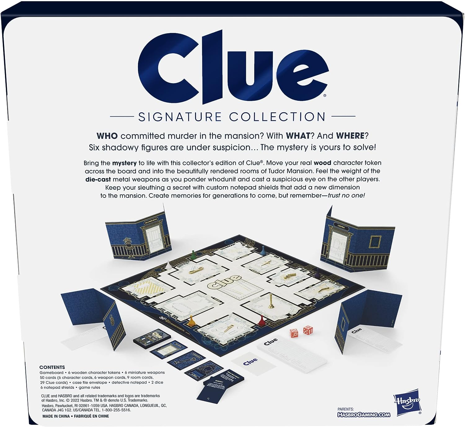 Clue: Signature Collection [Board Game, 3-5 Players] Board Game Hasbro   