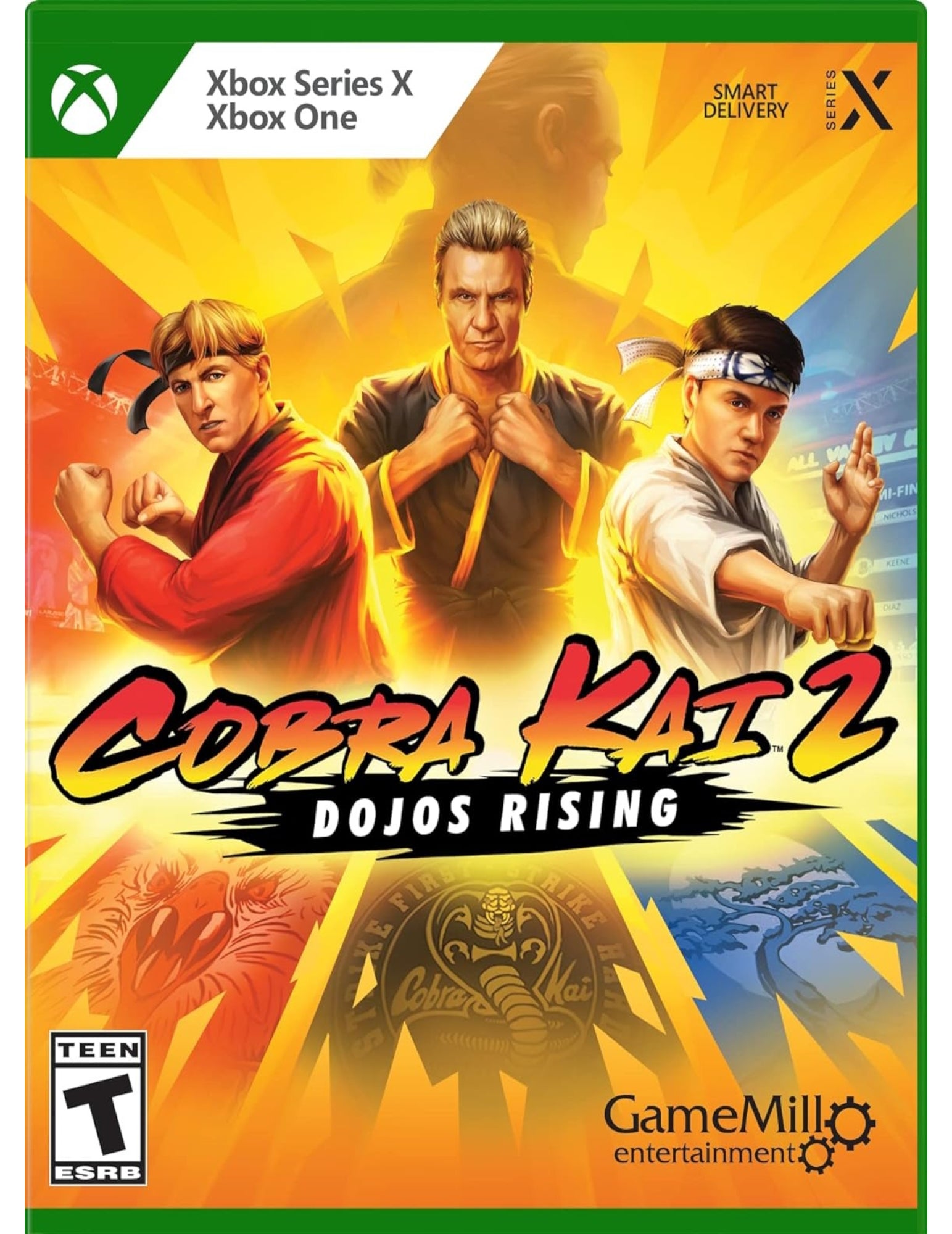 Cobra Kai 2: Dojos Rising [Xbox One & Xbox Series X] Xbox ONE / Xbox Series X Video Game GameMill Entertainment