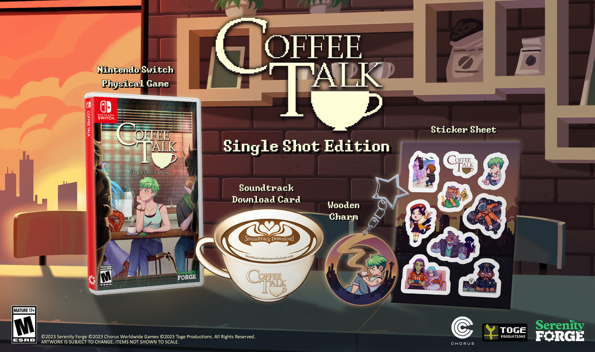 Coffee Talk - Single Shot Edition [PlayStation 5] PlayStation 5 Video Game Serenity Forge   
