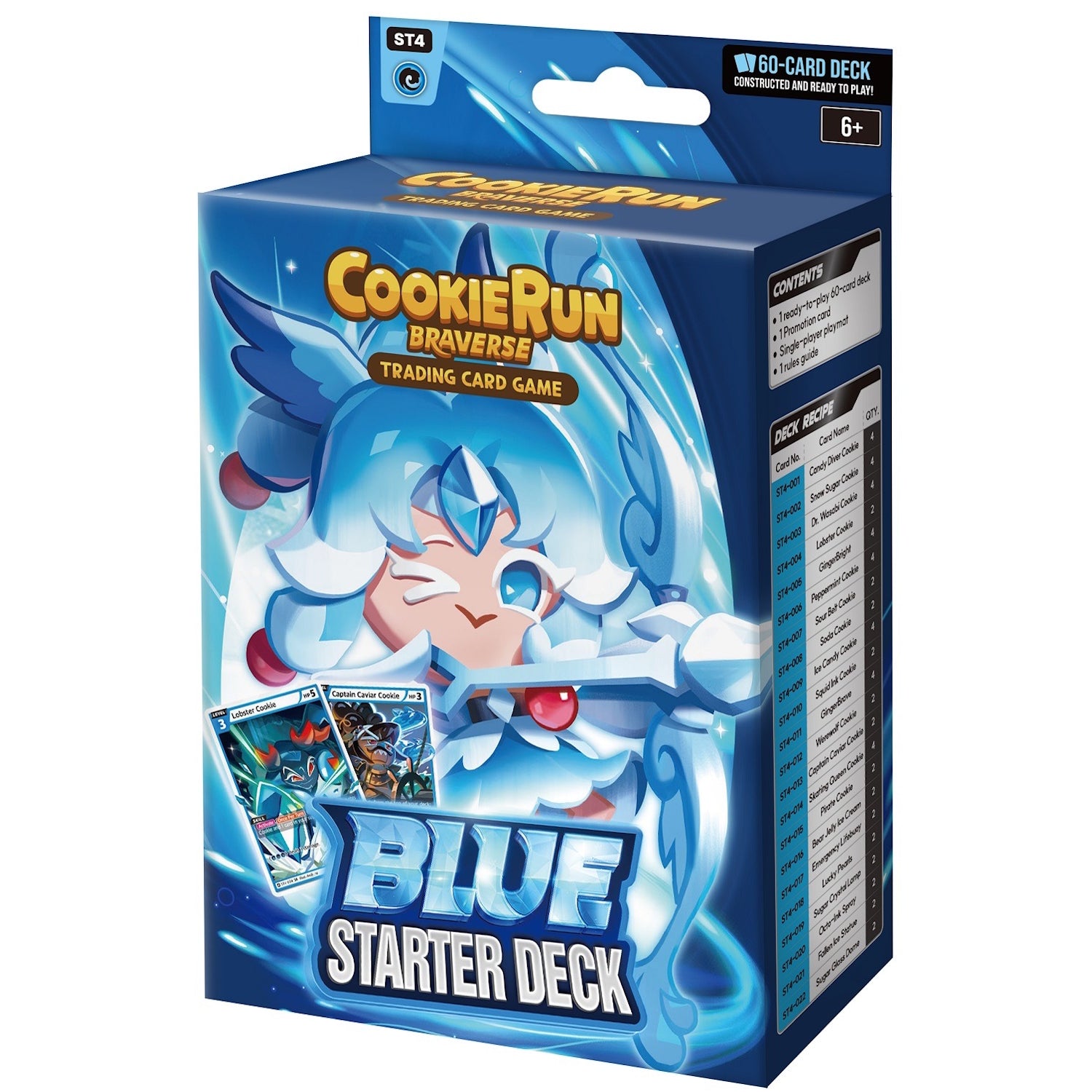CookieRun Braverse TCG: Brave Beginning 5 Starter Deck Set: Red, Yellow, Green, and Purple Card Game Devsisters
