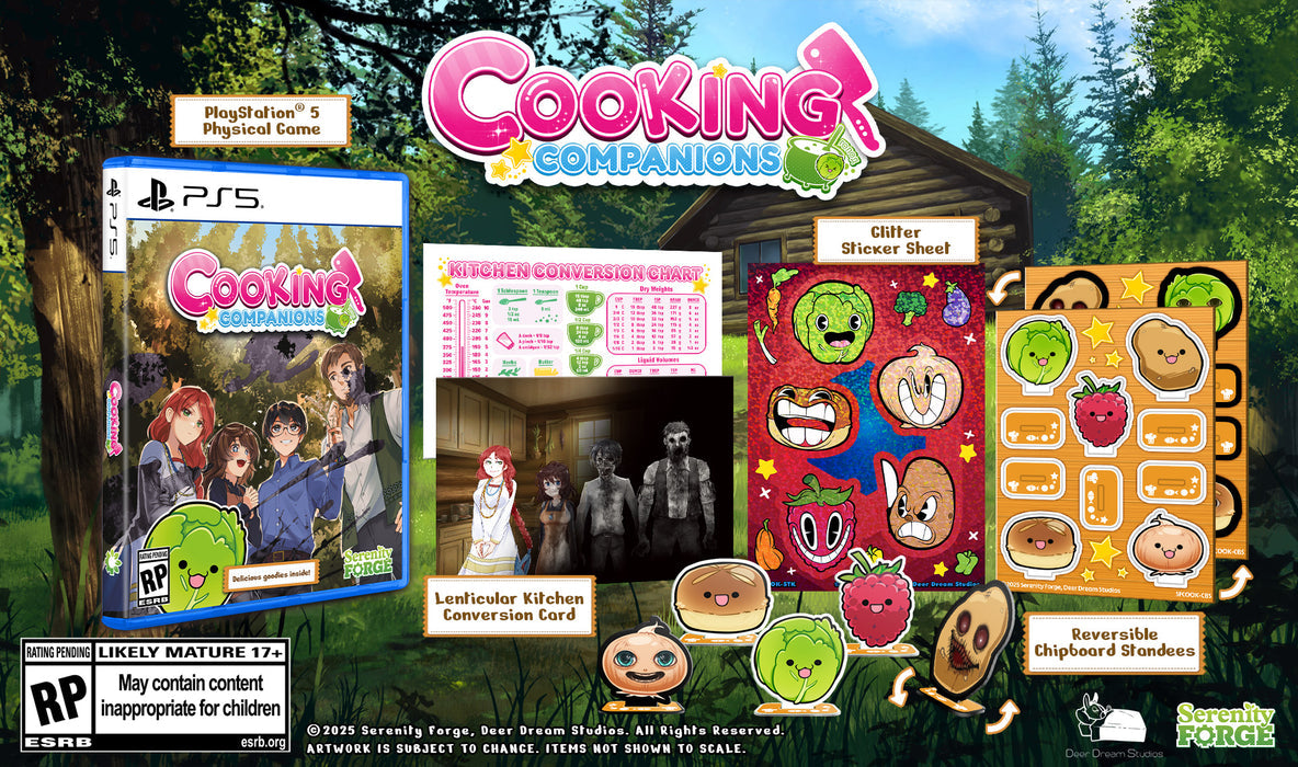 Cooking Companions Premium Physical Edition [PlayStation 5] PlayStation 5 Video Game Serenity Forge