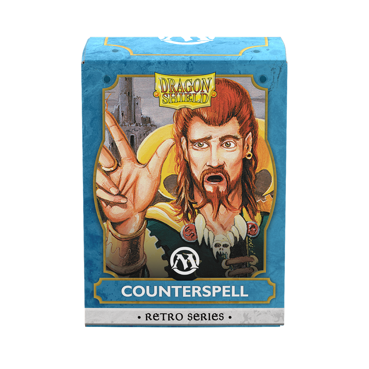 Dragon Shield Sleeves: Magic: The Gathering TCG: Retro Series Brushed Art [Counterspell] - 100 Standard Size Sleeves Card Game Dragon Shield