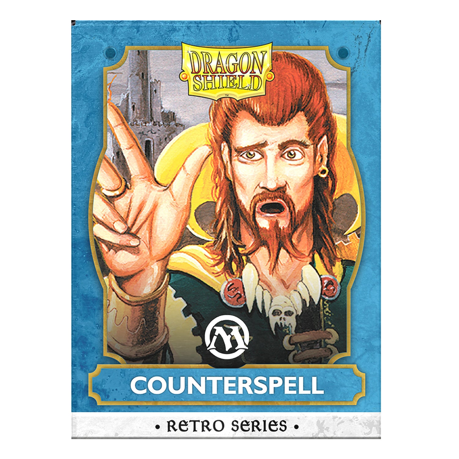 Dragon Shield Sleeves: Magic: The Gathering TCG: Retro Series Brushed Art [Counterspell] - 100 Standard Size Sleeves Card Game Dragon Shield