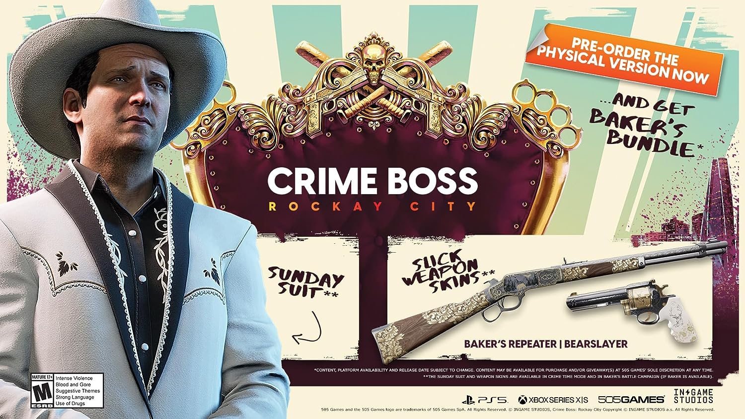 Crime Boss: Rockay City [Xbox Series X] Xbox Series X Video Game 505 Games   