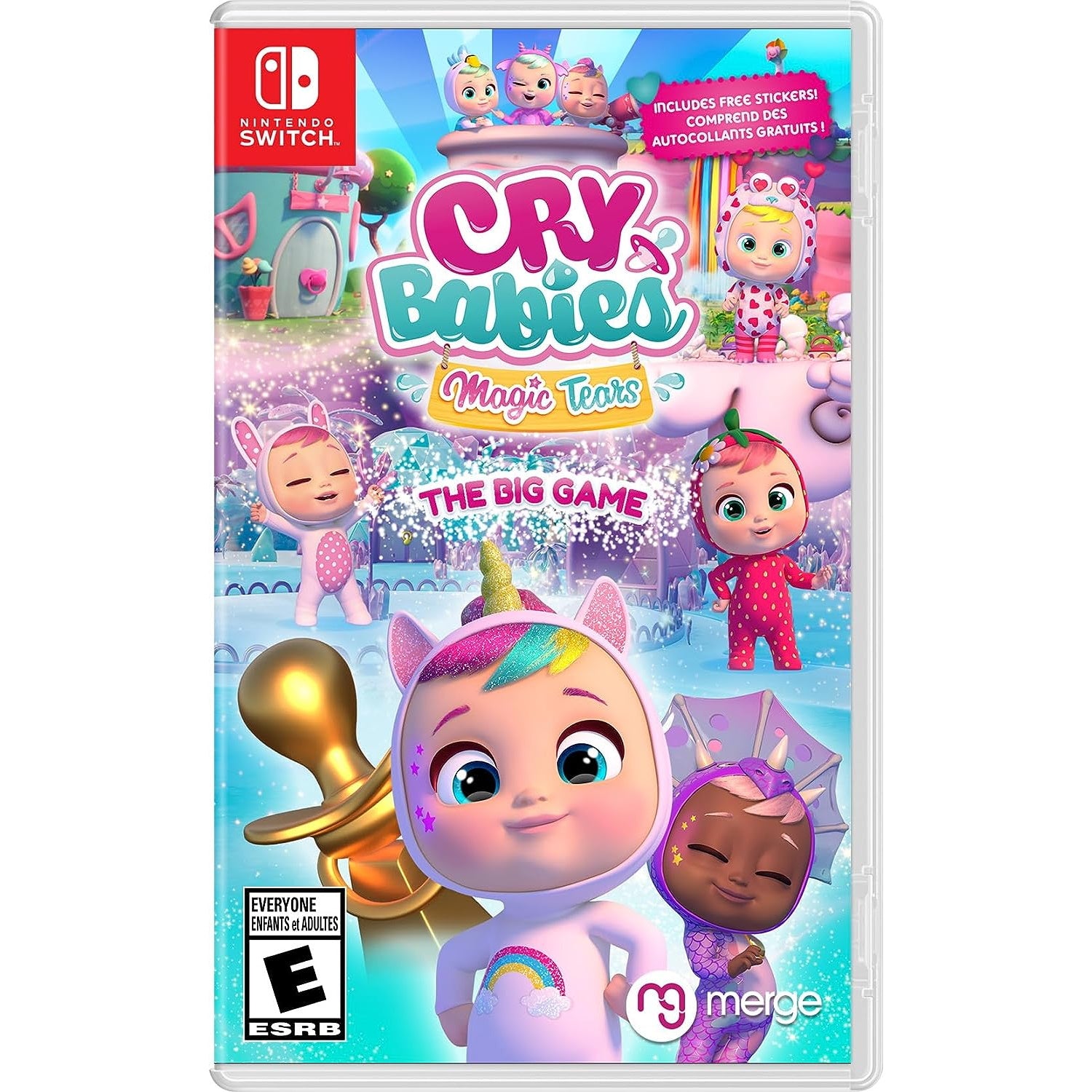 Cry Babies Magic Tears: The Big Game [Nintendo Switch] Nintendo Switch Video Game Merge Games   