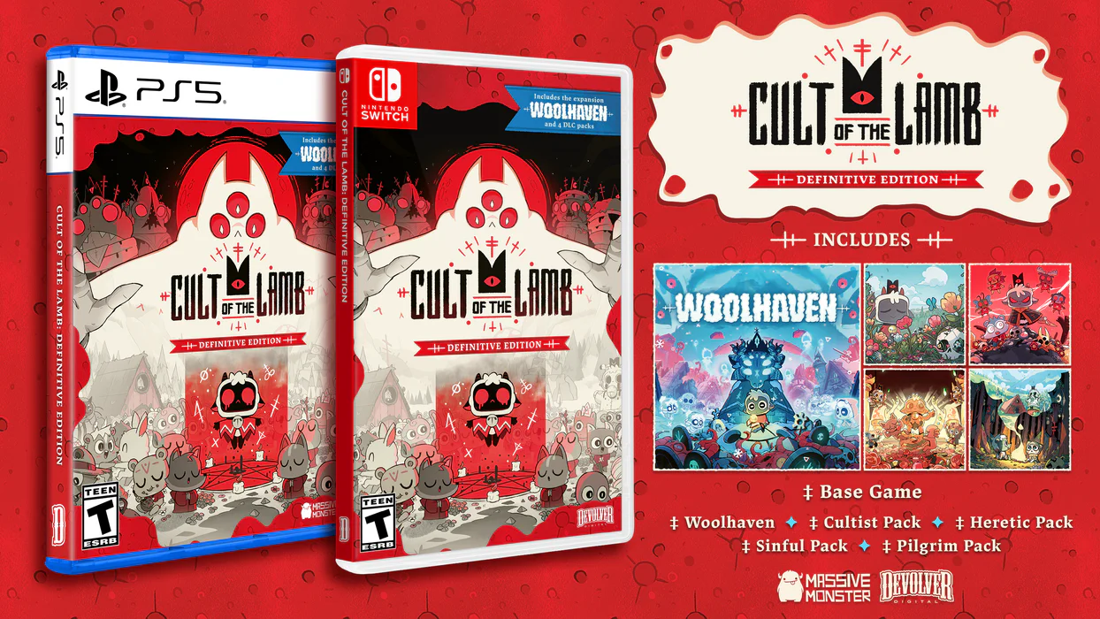 Cult of the Lamb - Definitive Edition [PlayStation 5] PlayStation 5 Video Game Devolver Digital