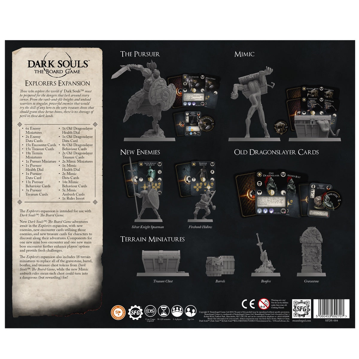 Dark Souls: The Board Game - Explorers Expansion [Board Game, 1-4 Players] Board Game Steamforged Games