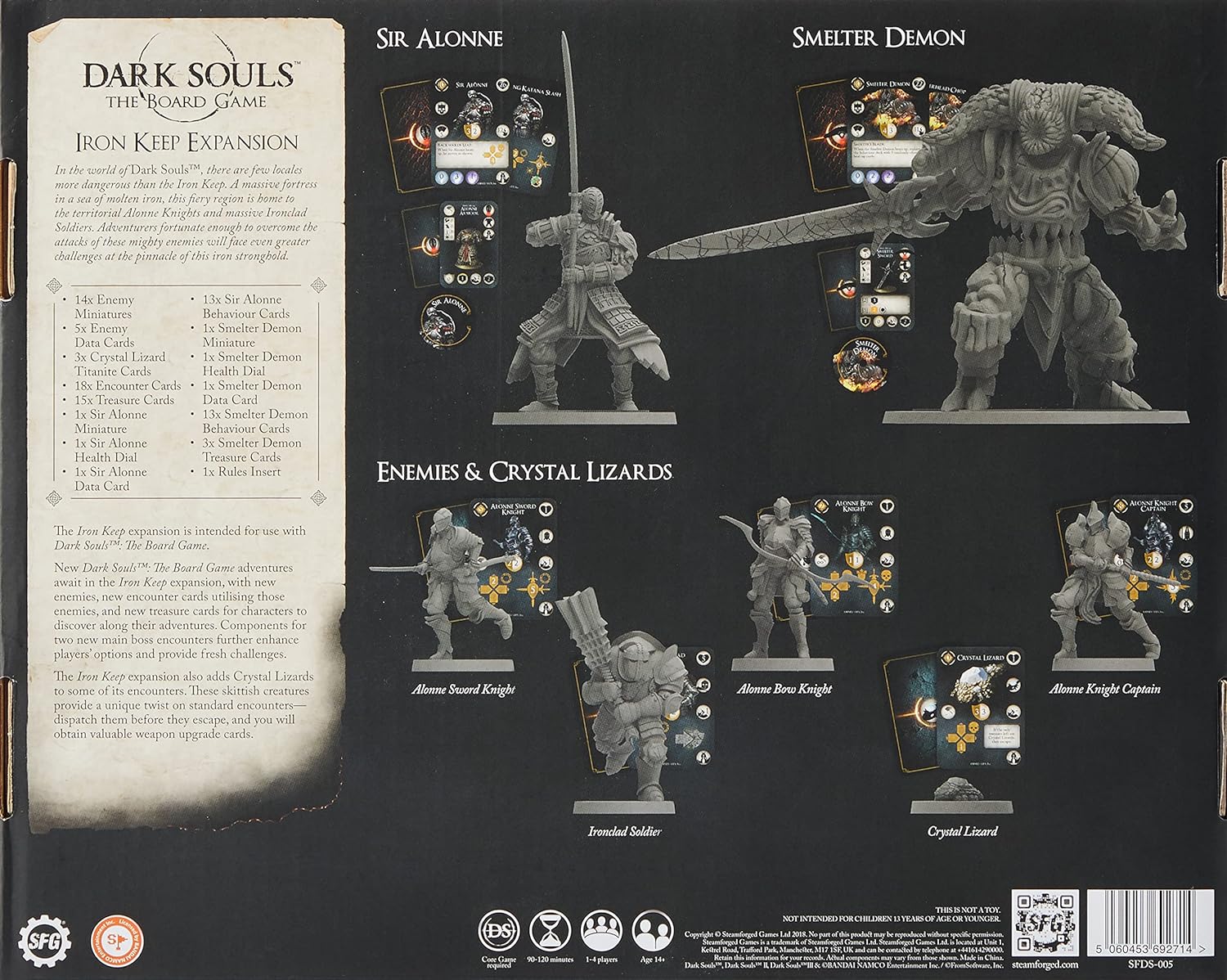 Dark Souls: The Board Game - Iron Keep Expansion [Board Game, 1-4 Players] Board Game Steamforged Games