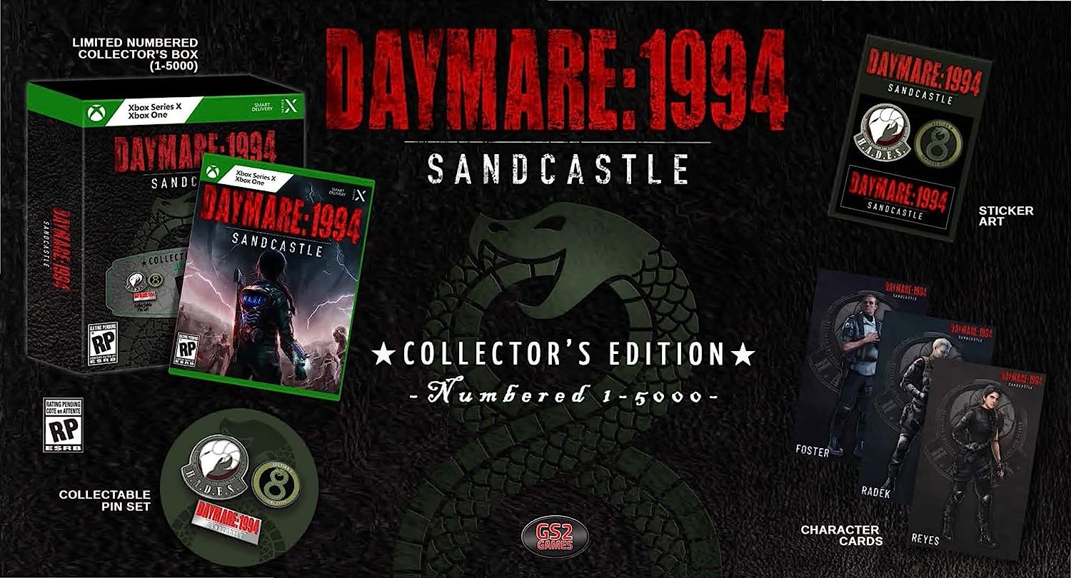 Daymare: 1994 Sandcastle - Collector's Edition [Xbox One / Xbox Series X] Xbox Series X Video Game GS2 Games   