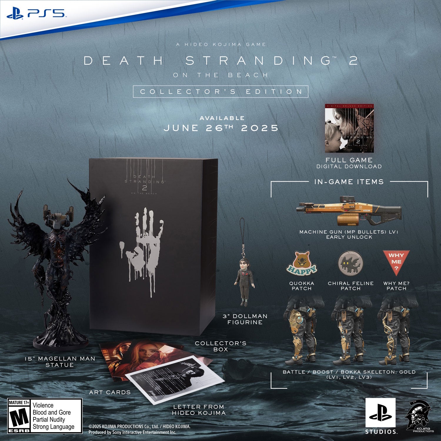 Death Stranding 2: On the Beach - Collector's Edition [PlayStation 5] PlayStation 5 Video Game Sony