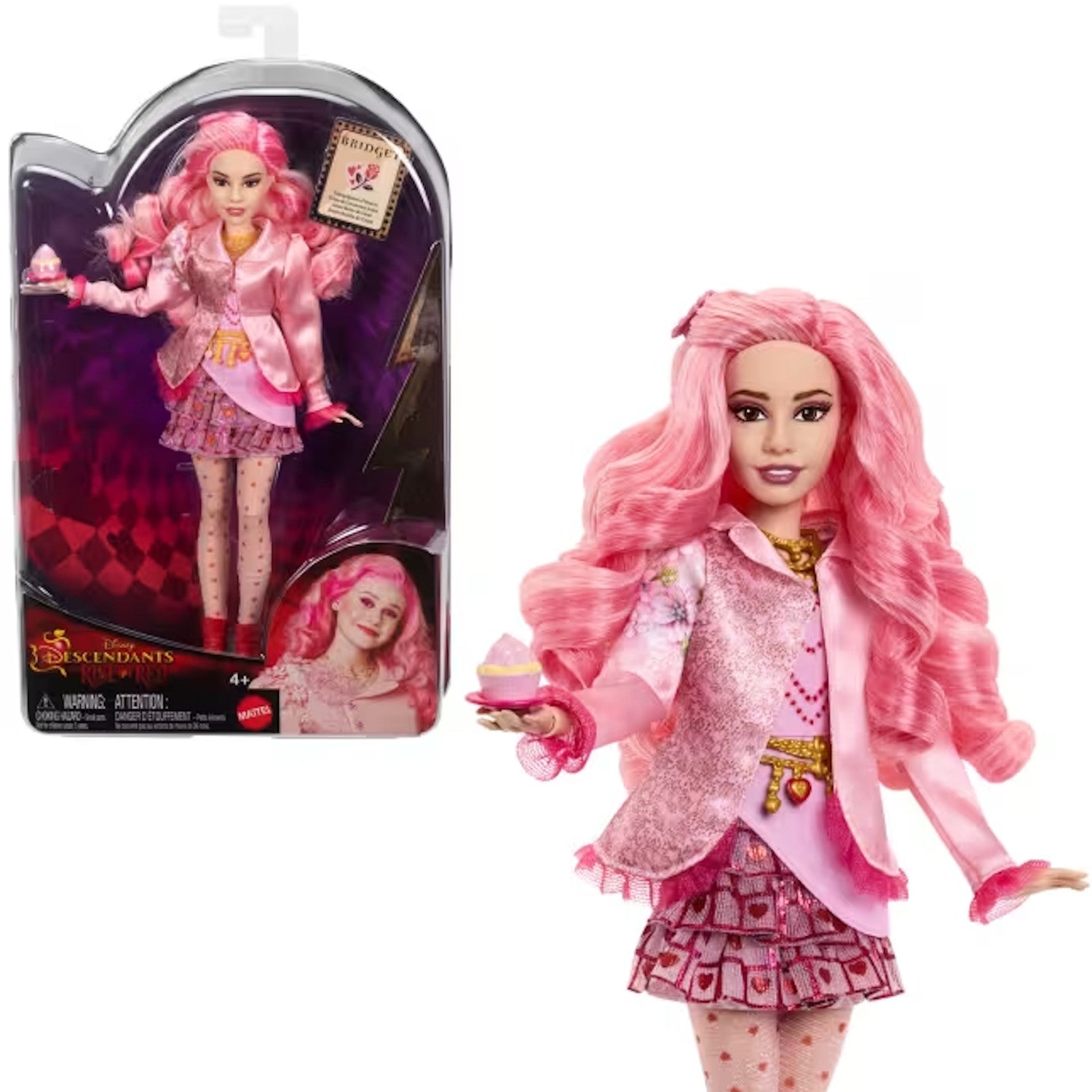 Mattel Disney Descendants The Rise Of Red Fashion Doll - Bridget Queen of Hearts Toys & Games Mattel