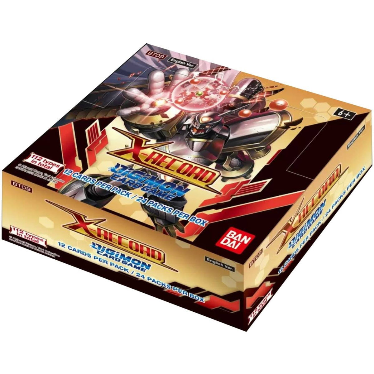 Digimon Card Game: X Record BT09 Booster Box - 24 Packs Card Game Bandai Namco   