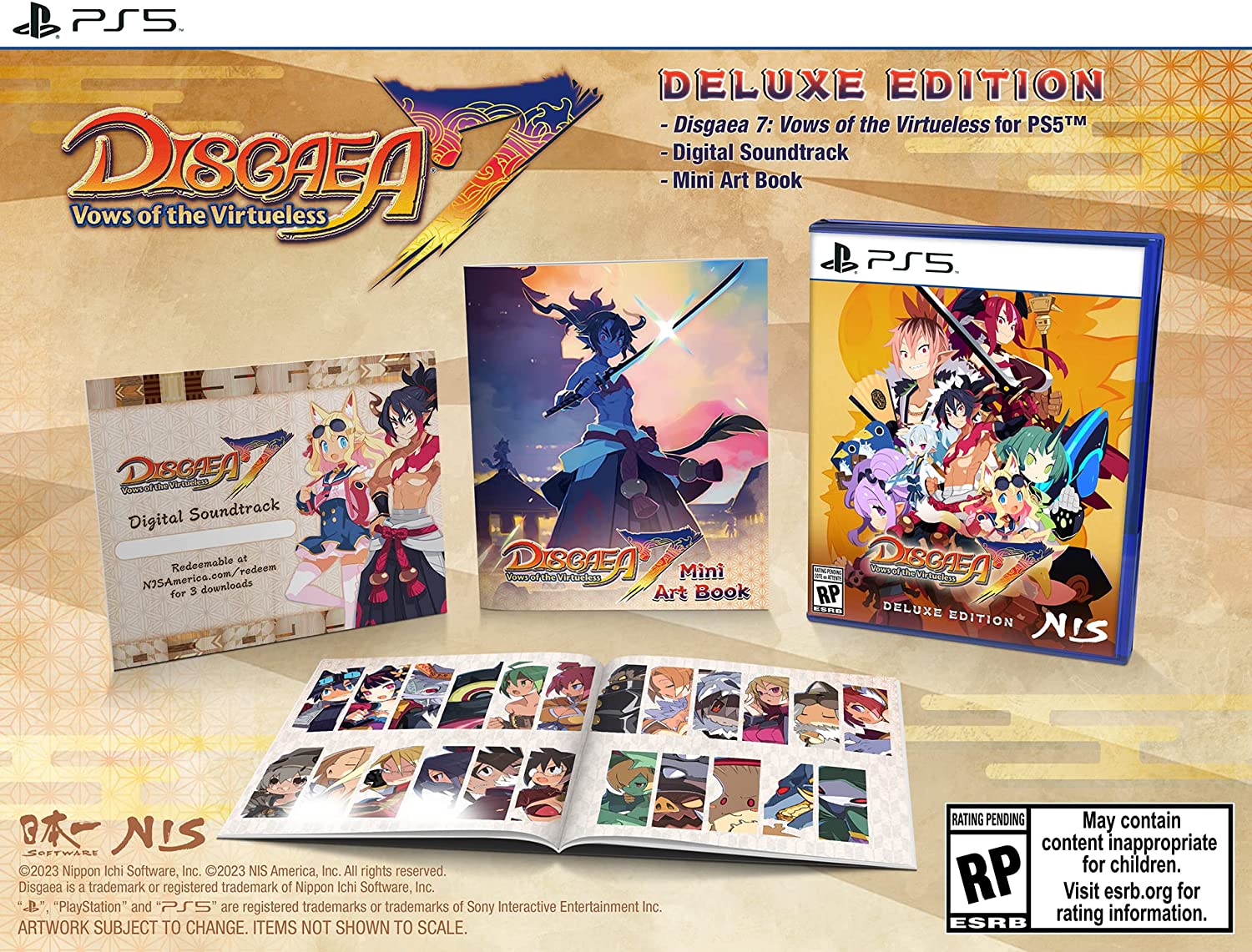 Disgaea 7: Vows of the Virtueless - Deluxe Edition [PlayStation 5] PlayStation 5 Video Game NIS America   