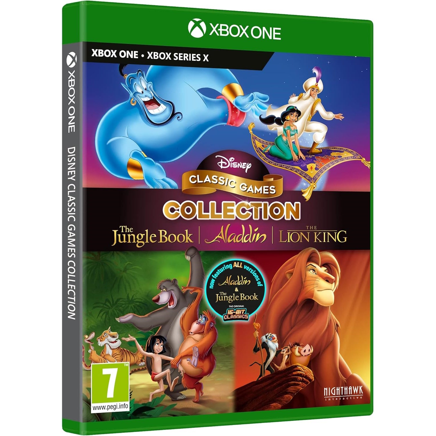 Disney Classic Games: Aladdin and Lion King & Jungle Book [Xbox One & Xbox Series X] Xbox One Video Game Nighthawk Interactive