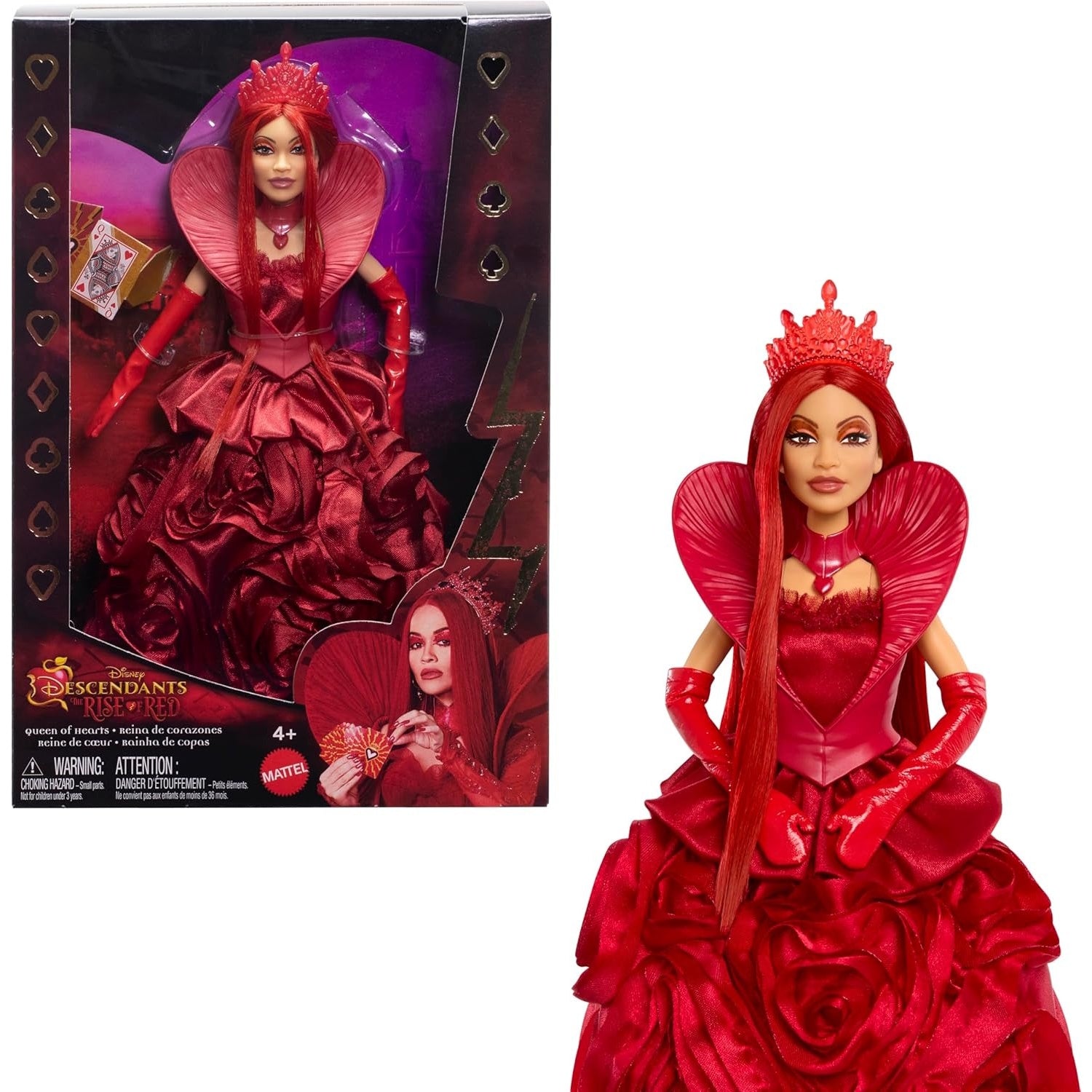 Disney Descendants: The Rise of Red Queen of Hearts Fashion Doll Toys & Games Mattel