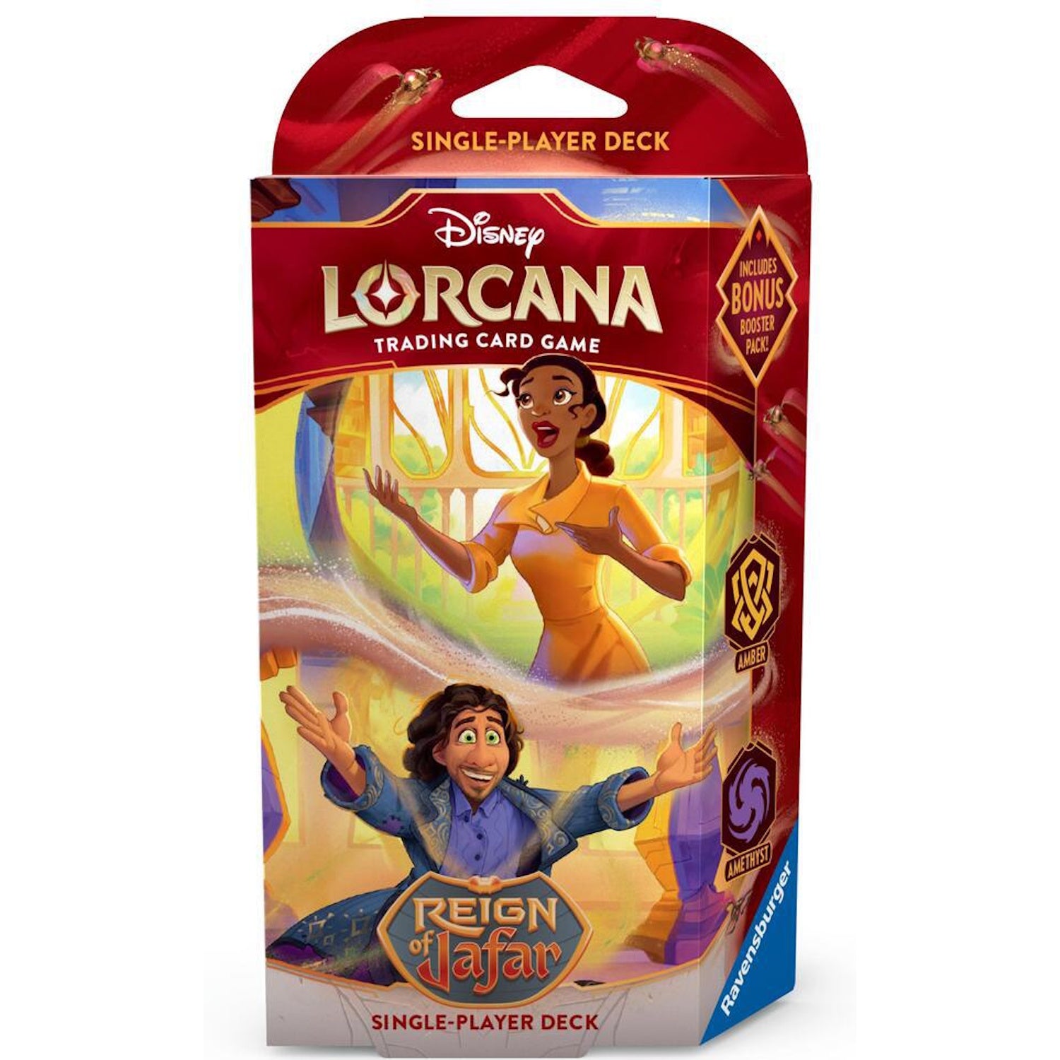 Disney Lorcana TCG: Reign of Jafar Starter Deck - Amber & Amethyst Card Game Ravensburger