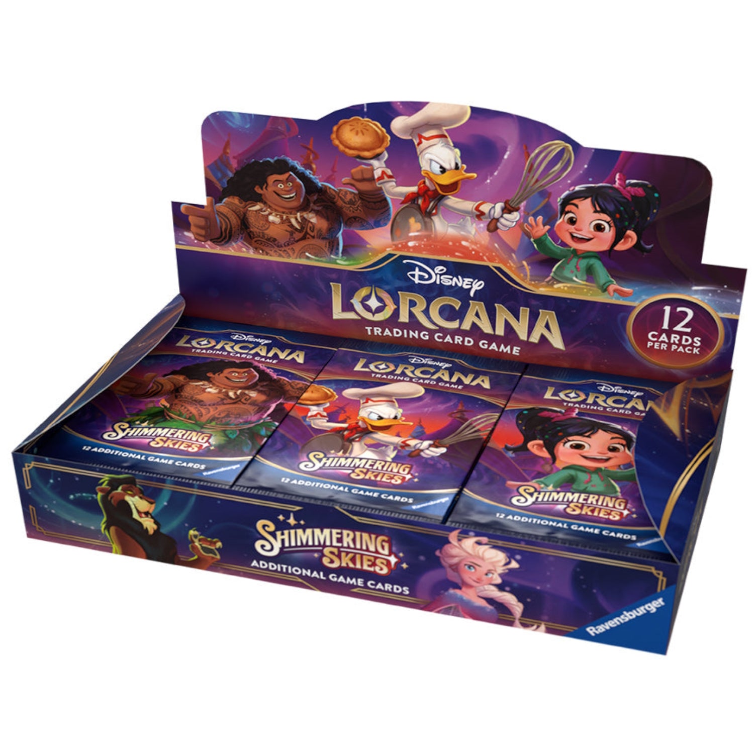 Disney Lorcana TCG: Shimmering Skies Booster Box - 24 Packs [Set 5] Card Game Ravensburger