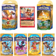 Disney Lorcana TCG: 2 Ready-to-Play Decks - 1 Booster Pack, 4 Additional Booster Packs and 1 Promo Card Card Game Ravensburger