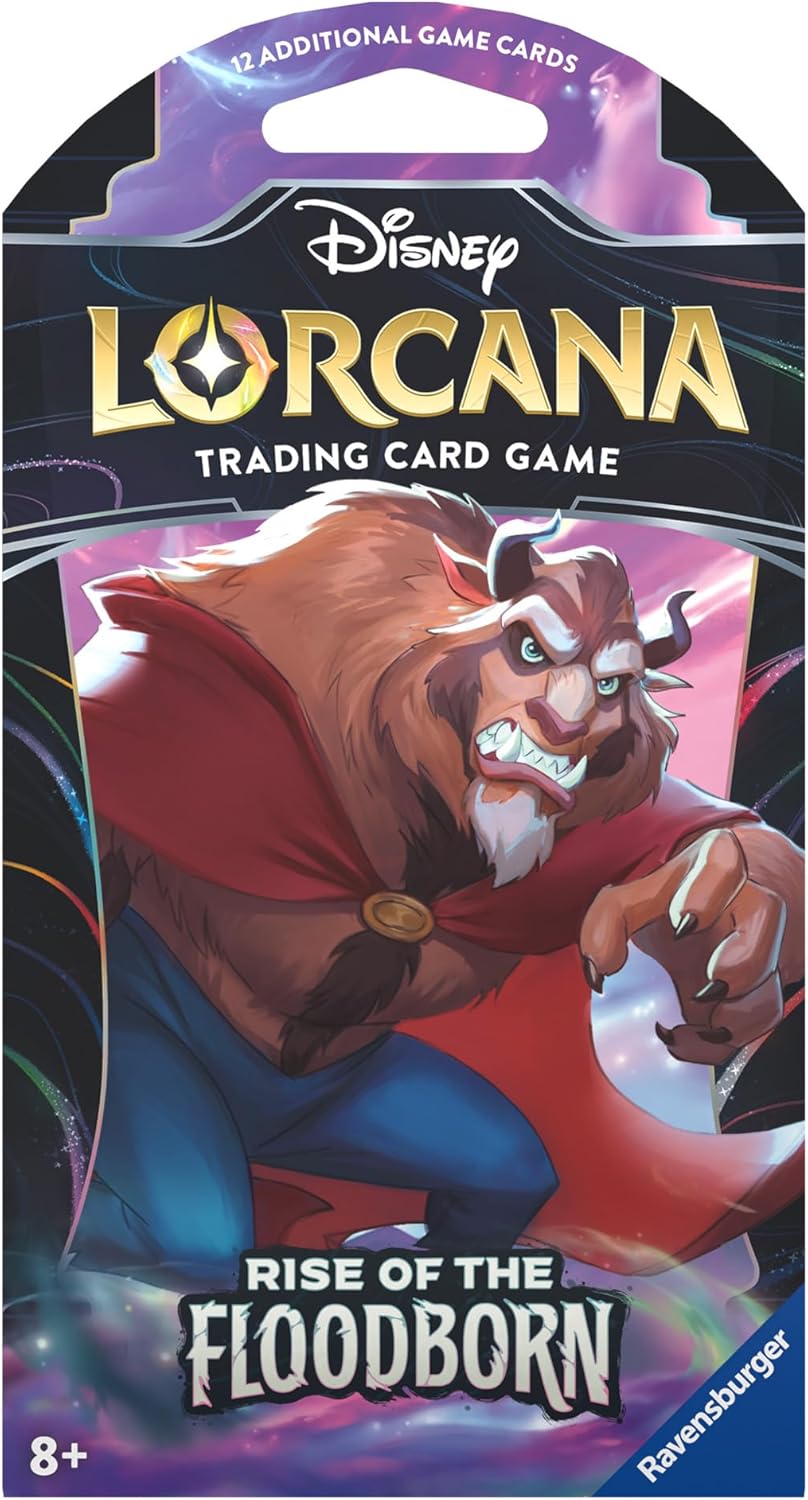 Disney Lorcana TCG: Rise of the Floodborn 1st Edition Sleeved Booster Pack Card Game Ravensburger