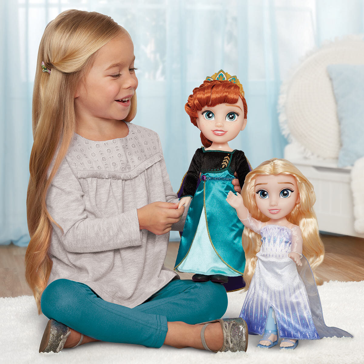 Disney Frozen 2 Queen Anna and Elsa The Snow Queen Dolls Toys & Games JAKKS Pacific