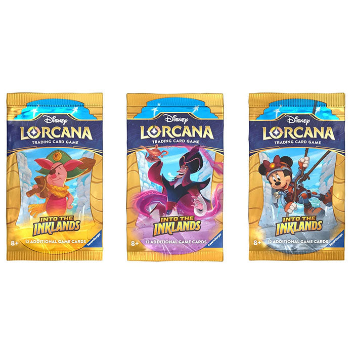 Disney Lorcana TCG: Into the Inklands 1st Edition Booster Box - 24 Packs [SET 3] Card Game Ravensburger
