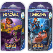 Disney Lorcana TCG: Ursula's Return Starter Deck Card Game Ravensburger Disney Lorcana Trading Card Game: Ursula's Return Starter Deck Bundle